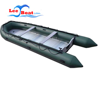 9m Heavy Duty Aluminum Floor Inflatable Boat