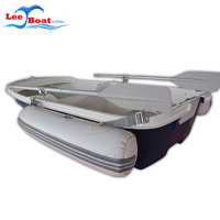 Fiberglass 2 sections nesting fishing tender Dinghy For Car Trunk Transport